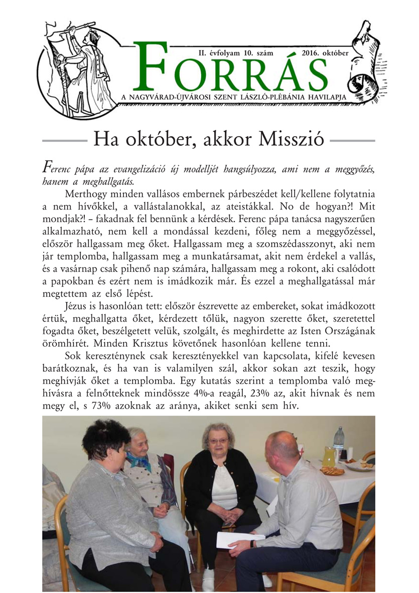 Forrás 2016 október