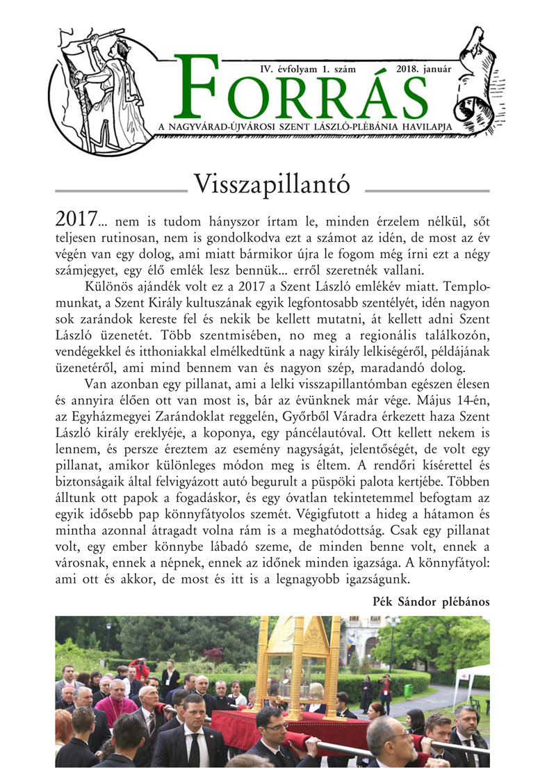 Forrás 2018 január