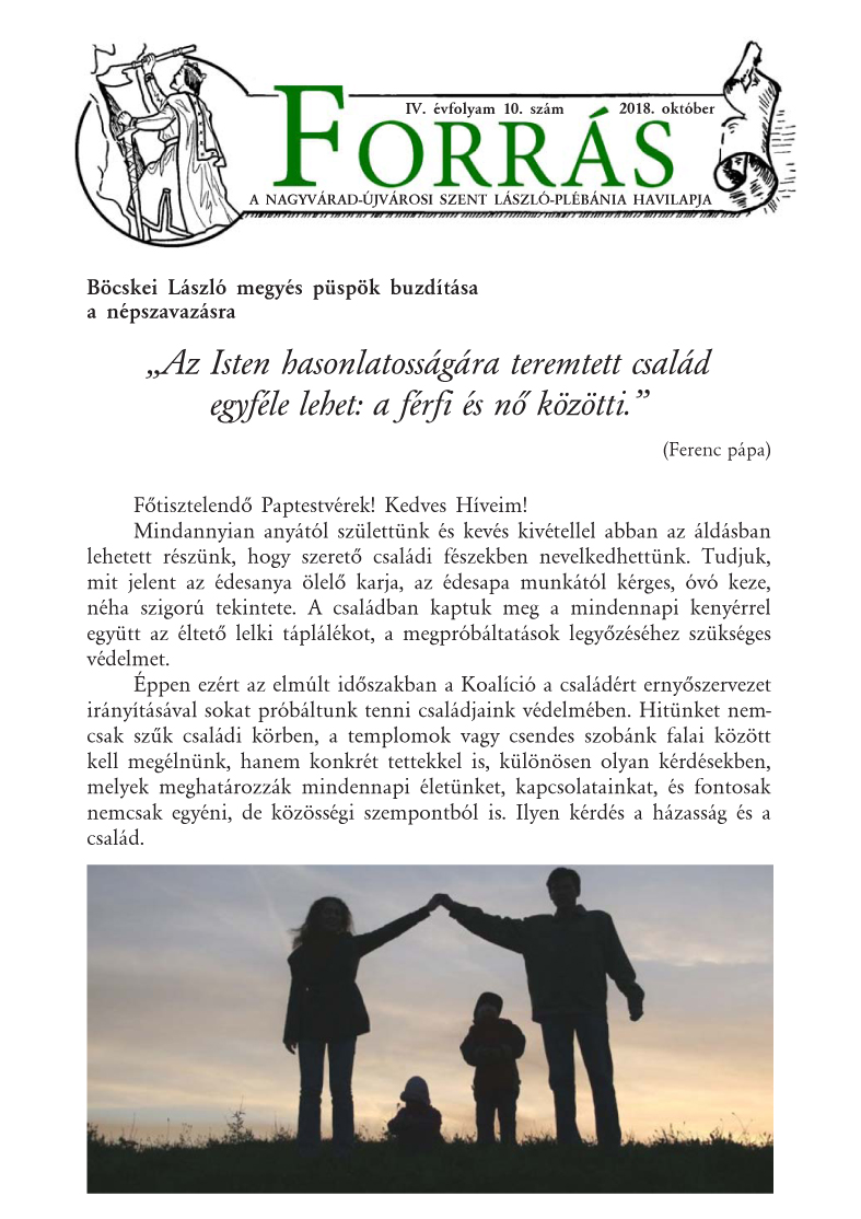 Forrás 2018 október