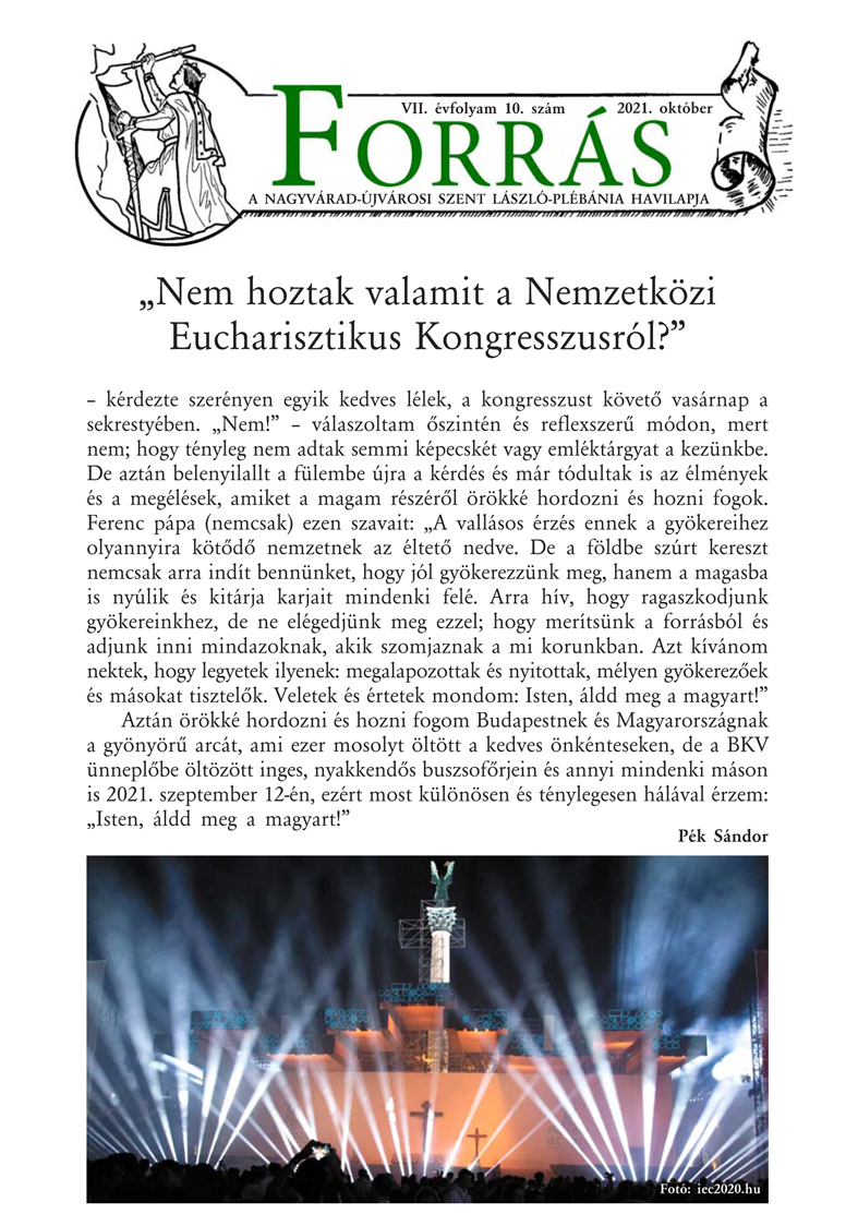 Forrás 2021 október