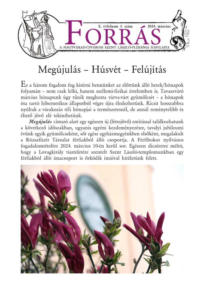 Forrás 2024 március