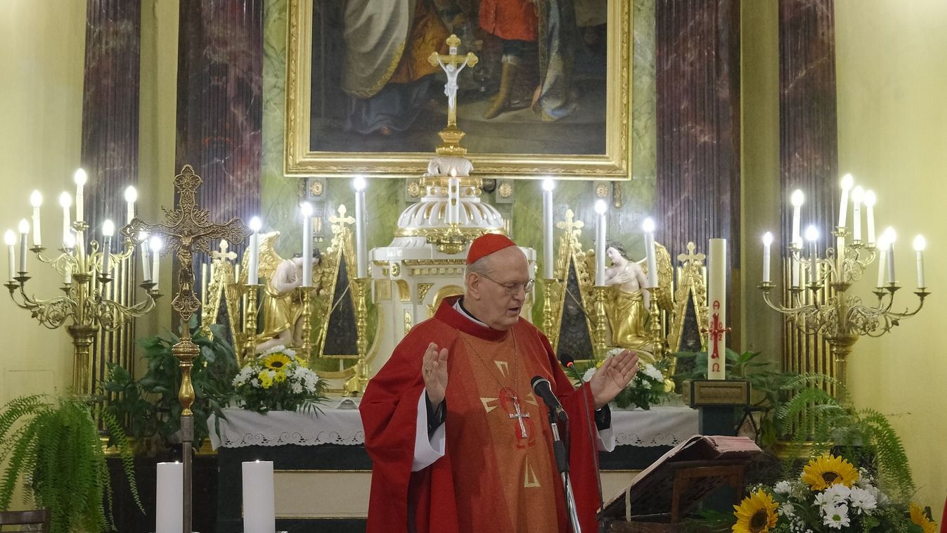 Erdő Péter bíboros a Szent László templomban