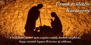 Urunk születése: Karácsony