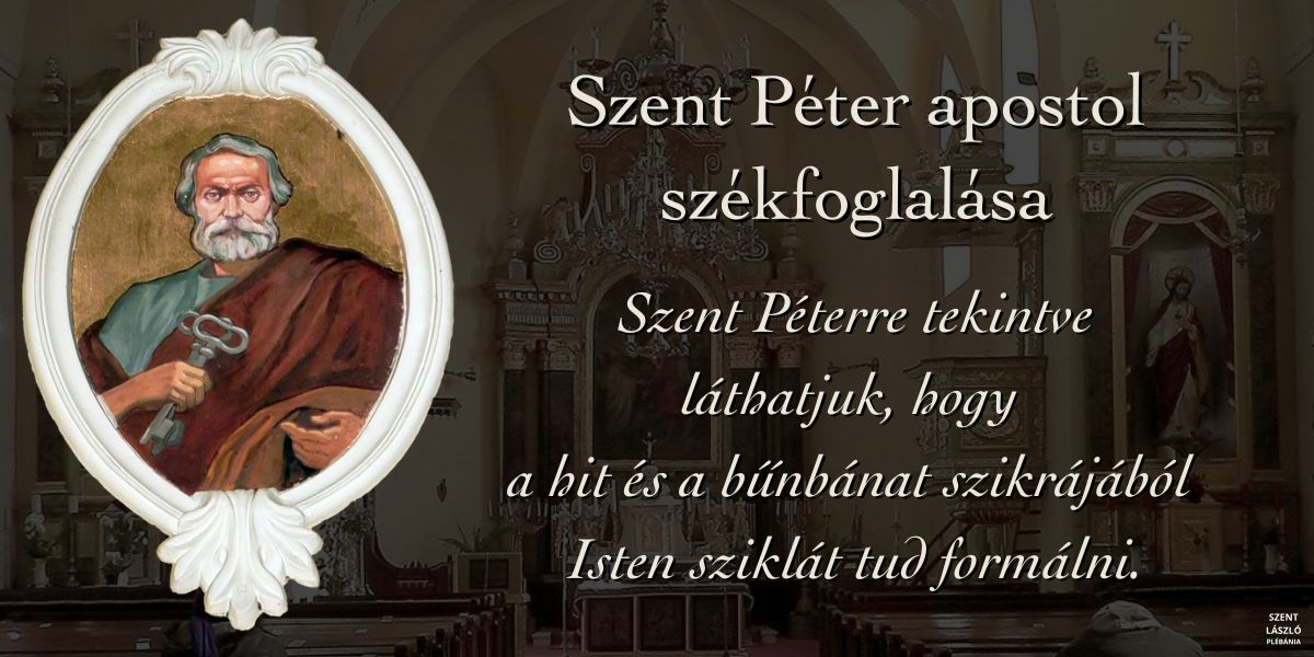 Szent Péter apostol székfoglalása