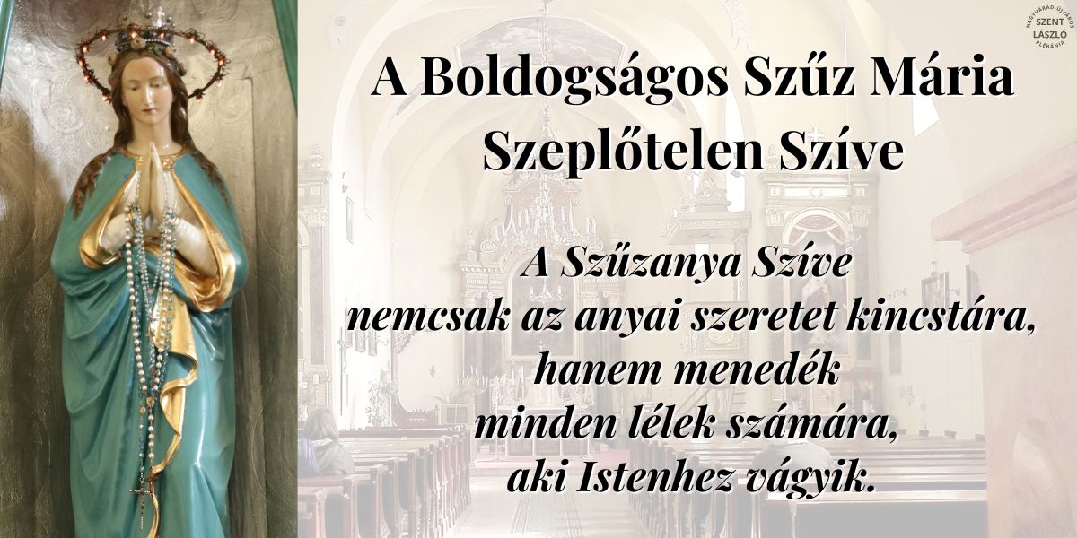 A Boldogságos Szűz Mária Szeplőtelen Szíve