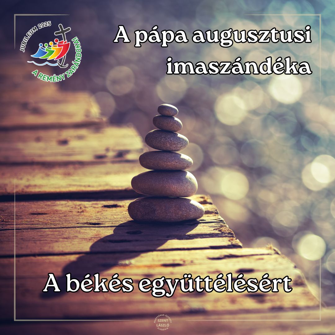 A pápa augusztusi imaszándéka