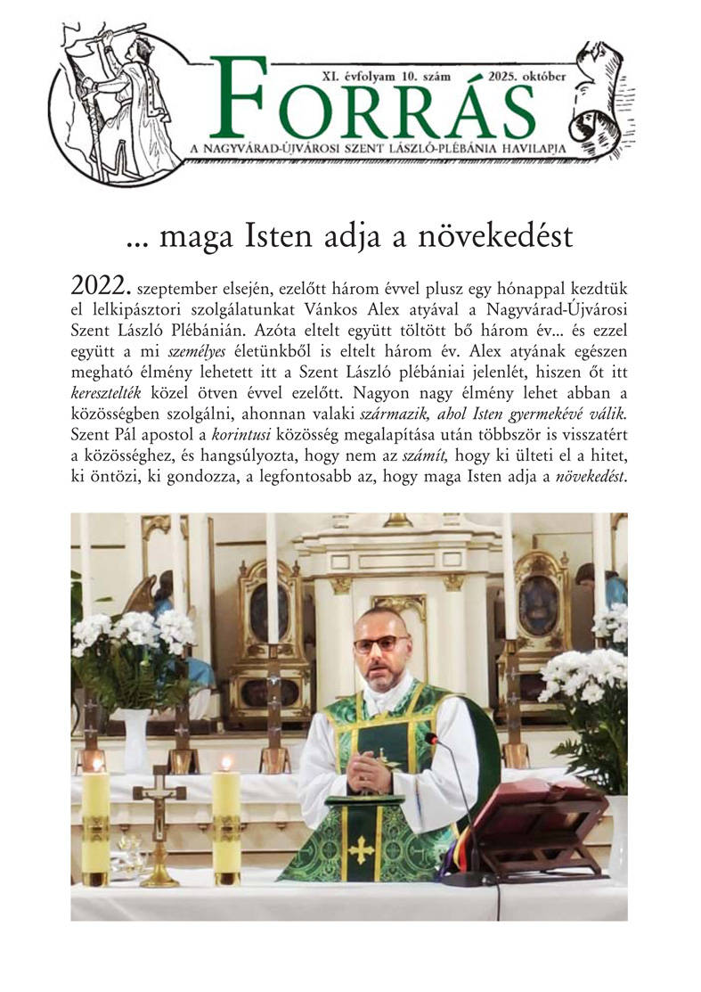 Forrás 2025 október