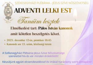 Adventi lelki est